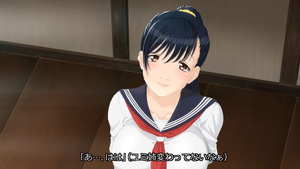 The naughty experience is θ in a Shinto shrine